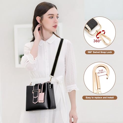 Image of Long Keeper Purse Strap Wide 3.8cm Shoulder Strap Crossbody Bag Strap Replacement Adjustable Guitar Straps for Women Handbags