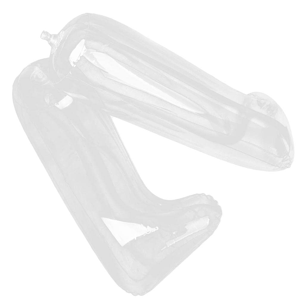 Relleno hinchable como soporte para botas, 1 par, ideal para botas de caña media y de piel, transparente