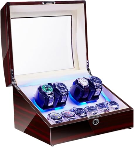 Dohera ���v���������P�[�X �E�H�b�`���C���_�[ ���C���f�B���O�}�V�[�� 4�{���� 6�{���[ ������� LED���C�g�t�� �s�A�m���b�J�[�d�グ �ؐ� PU���U�[���C�j���O �[�d��t�� �É��݌v �v���O�C���ƃo�b�e���[�ɑΉ� 5��]���[�h ���f�B�[�X ��