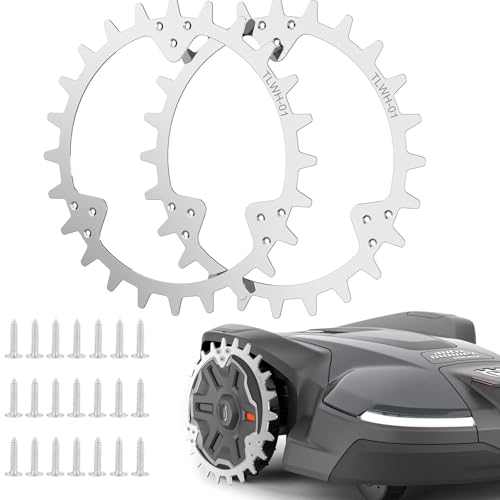 Pointes de dent de roue en acier durable pour robot de tonte 252mm