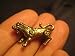 Himalayan Treasures Tiger Brass Metal Small Statue Good Luck Amulet Thailand Buddhist Blessing