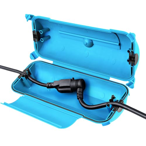 Image of Flemoon Outdoor Extension Cord Safety Cover, IP44 Waterproof Electrical Box