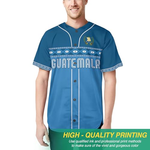 Custom Guatemala Jersey Baseball, Personalized Guatemala Jerseys for Men, Guatemala Baseball Jersey, Guatemala Shirt miniatura 2