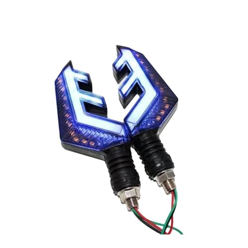 Feu arrière universel LED DRL moto 12V clignotant accessoires éclairage