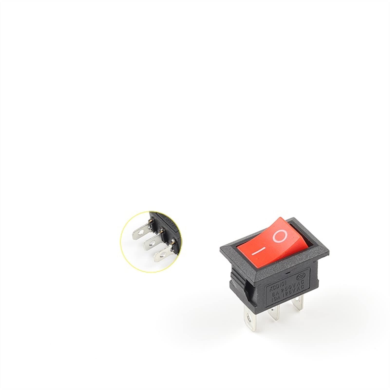 Amazon.com: NDZZQBPGO Rocker Switch 5 PCS/Lot KCD1 21X15mm 3Pin