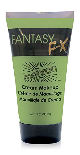 Mehron Fantasy FX Face Paint Tubes - Green (1 oz)