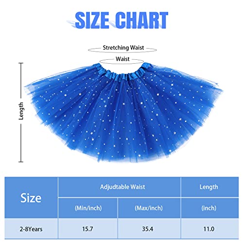 Century Star Girls Sparkle Tutu Skirt Tulle Ballet Skirts 3 Layers Princess Tutu For Toddler Kids Baby Party Dress Birthday Halloween 2-8T Cute Black #TOP6