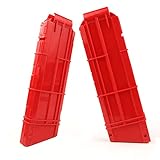 TORMEN Quick Reload Ultra Clip,12-Darts Magazines Compatible for Nerf Ultra Magazine (Red, 2PCS