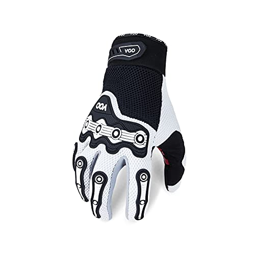 Vgo... 1 paire de gants de moto à écran tactile complet, gants de vélo de montagne, gants d'équitation, protection des articulations, entraînement, tactique, course, gants d'extérieur (MF5180) Cover