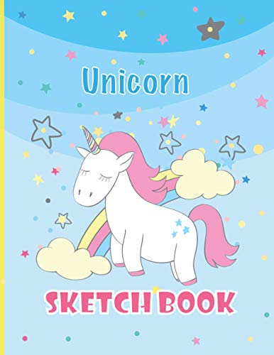 Sketch Book: Unicorn Journal and Sketchbook for Kids Notebook for Draw and Write with Lined and Blank Pages, 120 Pages