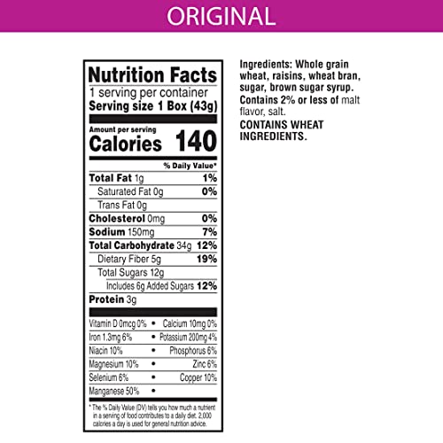 Kellogg's Raisin Bran, Breakfast Cereal, Original, 1.52Oz (70 Count) #TOP1
