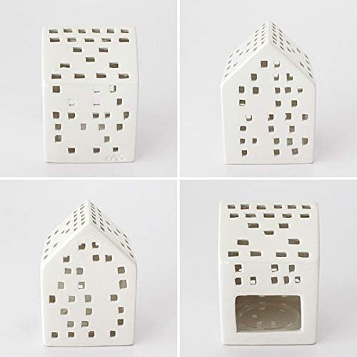 HAK Kähler Urbania town house lighthouse white, lantern house white, ceramic house tealight,7 x 9.5 cm, 7 x 9,5 cm - Image 3