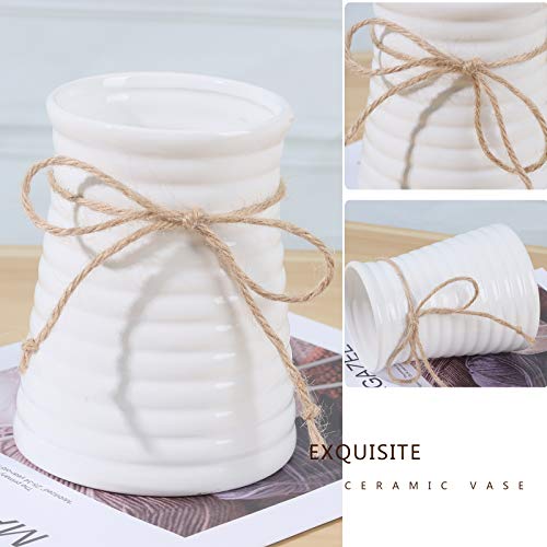 Moomass Artificial Rose Bouquets And Ceramic Vases, Fake Silk Roses, Suitable For Wedding, Dining Table, Office, Party And Home Decoration（Blue… #TOP3