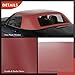 A-Premium Bordeaux Convertible Soft Top Compatible with Mazda MX-5 Miata 2006-2015, with Glass Rear Window