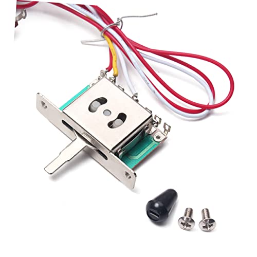 Vaguelly 1 Conjunto Arnês De Guitarra Pré-cabeado Fiação De Guitarra Fiação Da Guitarra Kit De Fiaçã