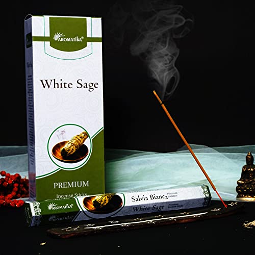 Aromatika - Bastoncini di incenso, salvia bianca