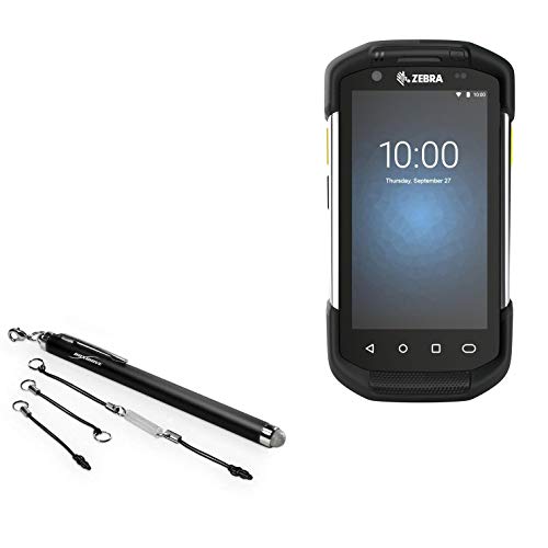 Stylus Pen for Zebra TC72 (Stylus Pen by BoxWave) - EverTouch Capacitive Stylus, Fiber Tip Capacitive Stylus Pen for Zebra TC72 - Jet Black