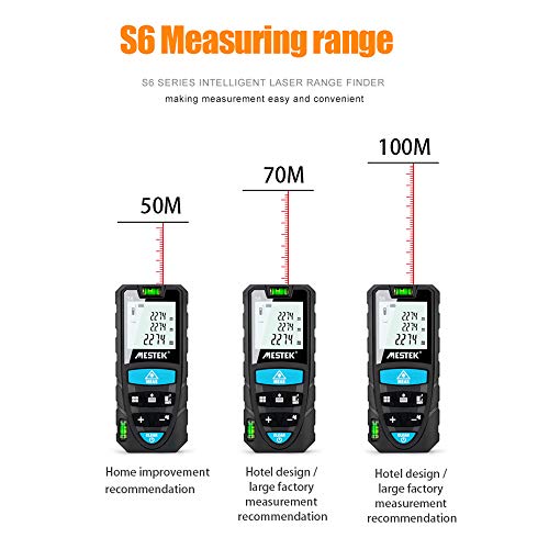fantaxi Telêmetro digital a laser portátil de mão 100 m Régua eletrônica infravermelha inteligente d