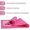 ABTECH-Kids-Yoga-Mat-Set-Fun-Unicorn-Yoga-Mat-for-Girls-Comfortable-Chemical-Free-Non-Toxic-Non-Slip-60-X-24-X-02-Inches-w-12-Yoga-Cards-for-Kids-Cute-Carrier-Bag-Pink-Ages-3-12 Kids Yoga Mat Set - Fun Unicorn Yoga Mat for Girls - Comfortable - Chemical Free - Non-Toxic - Non-Slip - 60 X 24 X 0.2 Inches - w/ 12 Yoga Cards for Kids - Carrier Bag with Strap - Pink - Ages 4-12