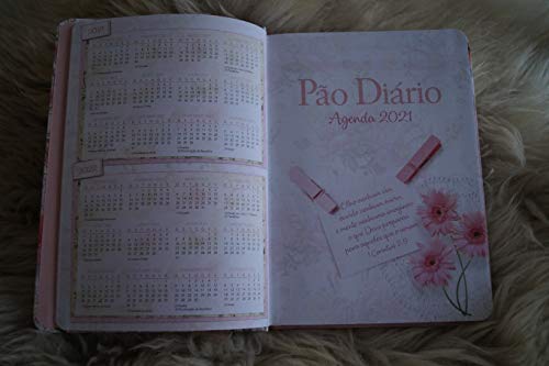 Agenda semanal 2021 - Pão Diário - Capa Flores (15x21cm)