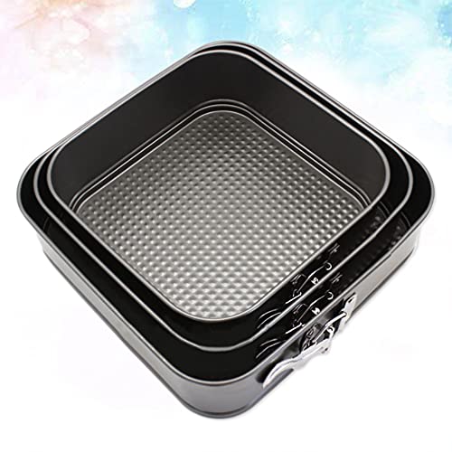 Ultnice 3Pc Springform Pan Set Deep Baking Pans Sets Bakeware Set Cake Baking Mold Loaf Pan Square Pan Cake Pan Muffin Molds Baking Supplies For Inside Indoor Home #TOP2