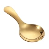 generic 1/3Pcs Short Handle Spoons, Stainless Steel Ice Cream Spoon Mini Silver Serve Spoon for Condiments, Dessert, Tea, Coffee, Cake, Sugar(Golden 1Pcs), AM0XDM05YNSUS