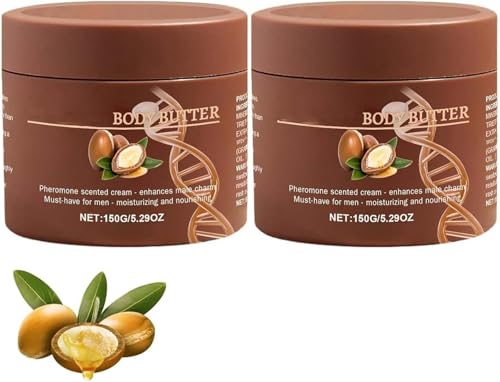Manteca Corporal de Colonia para Hombre, Mantecas Corporales Hidratantes Reafirmantes, Hidratante con Fragancia Duradera, Calmante, Equilibrante y Alivia la Sequedad