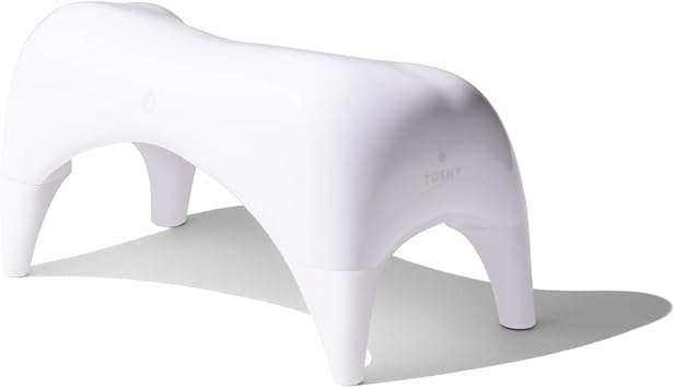 TUSHY Spa Brushed Nickel Premium Bidet Attachment and Relaxed Ottoman Bundle