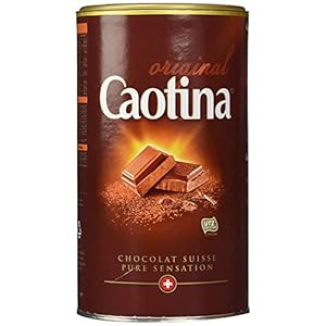 Caotina original, Cacaopoeder met Zwitserse Chocolade, Warme Chocolademelk, 2 Pakken, 2 x 500g