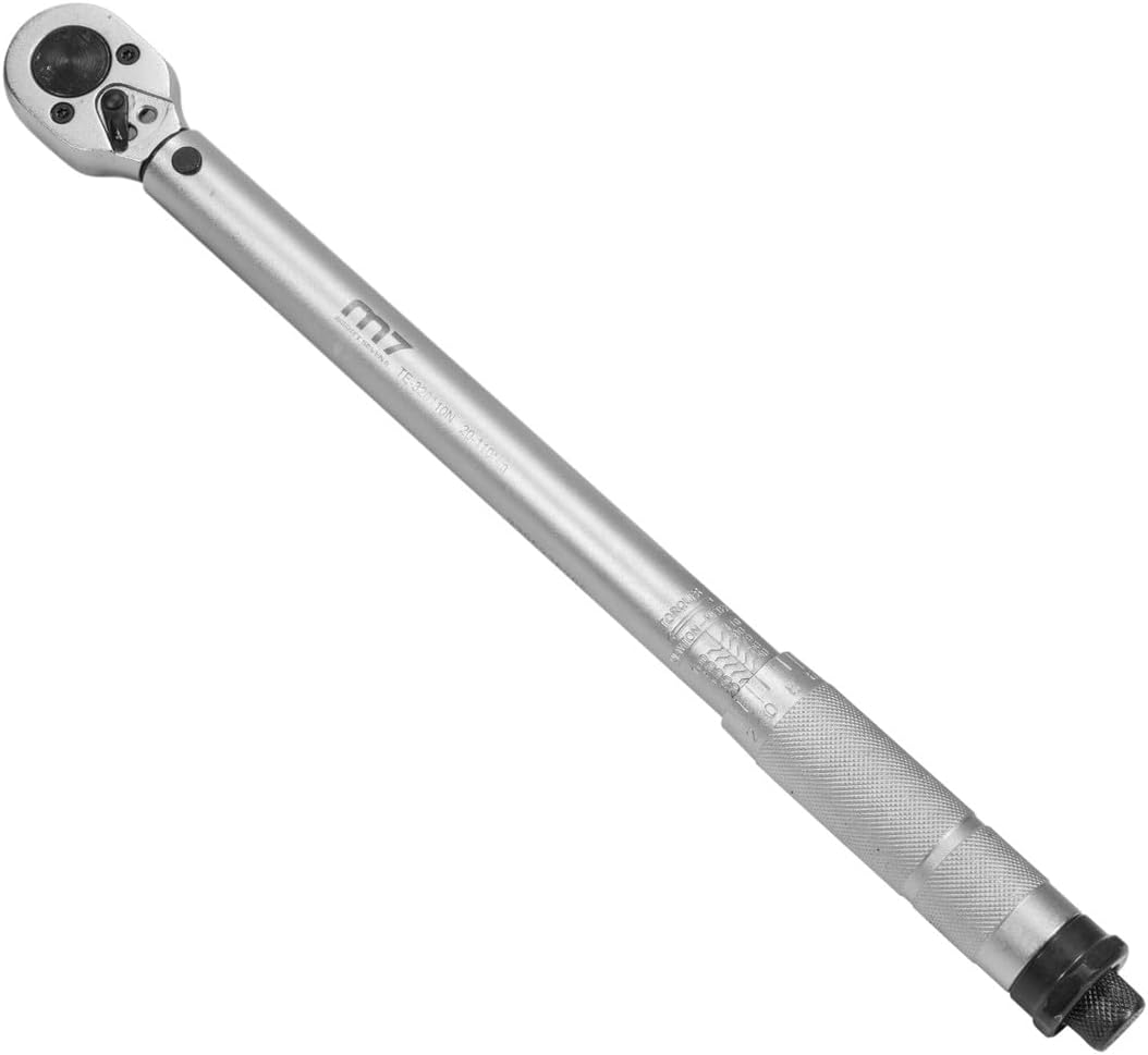 M7 3/8" TORQUE WRENCH 14.8-221.3 IN-LB KNURLED HANDLE PLASTIC CASE