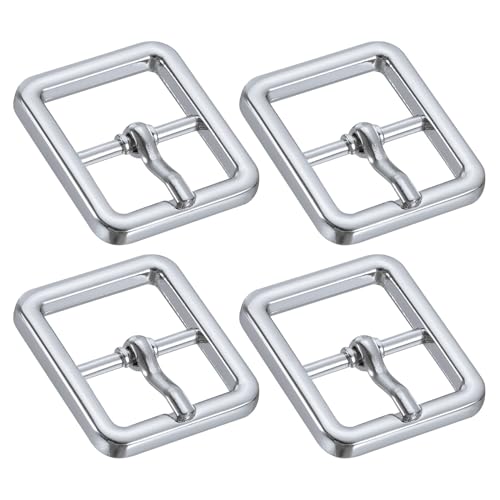 [uxcell] メタルローラーバックル 4個セット 0.75