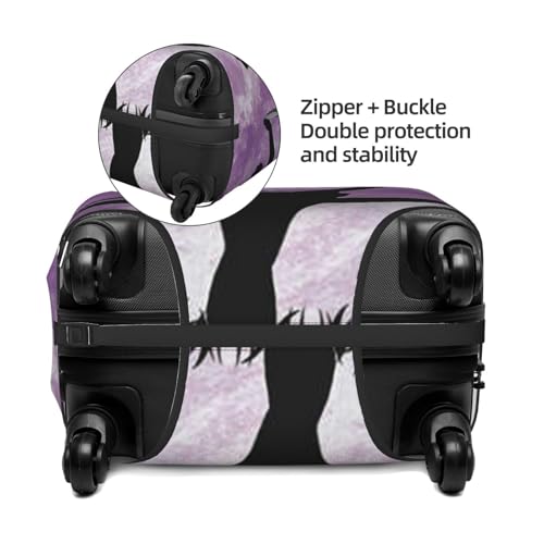 Ballerina Dance Print Luggage Suitcase Covers Elastic Washable Luggage Protector Luggage Covers For Suitcase4