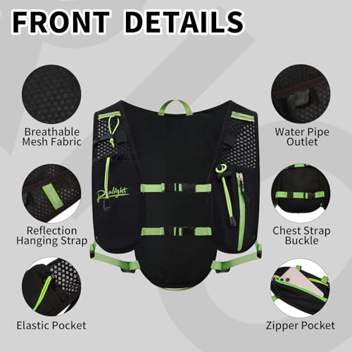 Sac de trail running avec poche à eau 1.5L Runlight pour marathon - 3