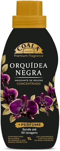 Coala Laundry Amaciante de Roupas Concentrado 1 Litro Orquídea Negra