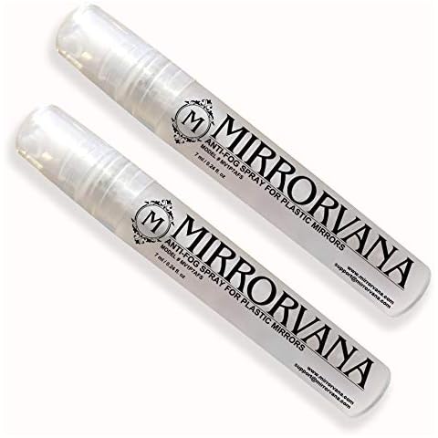 MIRRORVANA Anti-Fog Spray for Fogless Shower and Shaving Mirrors (2-Pack) Cover