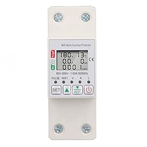 Smart Power Meter Switch – Electricity Voltage Current Meter – Power Monitor Energy Meter – Smart Energy Circuit Breaker – AC85‑300V 63A