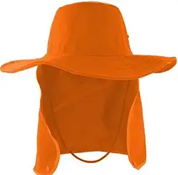Chapéu Pescador Camping Australiano Proteção Nuca Pescoço Uv