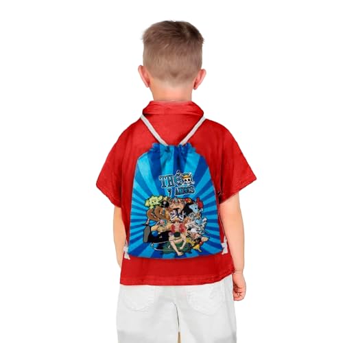Mochilinha Bag Infantil Personalizado com Nome e Idade One Piece (Mochilinha 20x30, Unidades, 10)