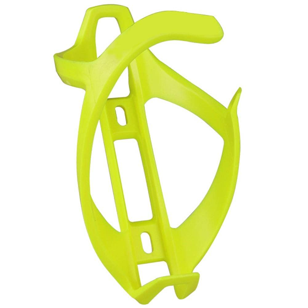 Porte-gobelet de vélo léger jaune 2 pièces en structure flexible et robuste