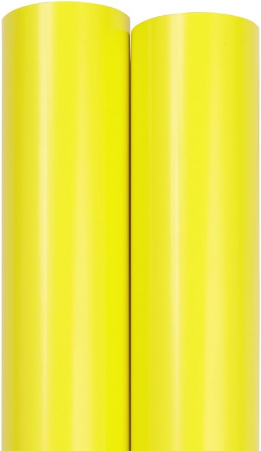 JAM Plus Glossy Wrapping Paper Black and Yellow (52.6 sq ft)