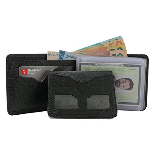 Carteira de Couro Masculina Mais Porta Cartões
