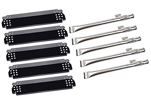 Rejekar Heat Plates and Grill Burner for Home Depot Nexgrill 5 Burner 720-0888