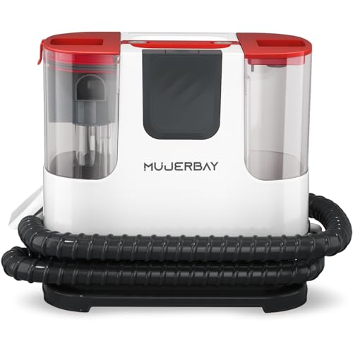 Upholstery Cleaner, MUJERBAY Protable Spot and Stain Cleaner Carpet, Easy