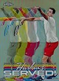 Hubert Hurkacz trading Card (Polish Tennis Champion) 2024 Topps Chrome Served Refractor #SERHH