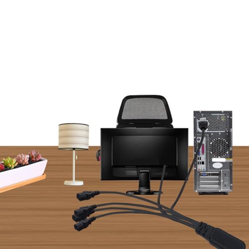 Cable C14 a 6 C13 para distribución de energía en rack de servidores 6