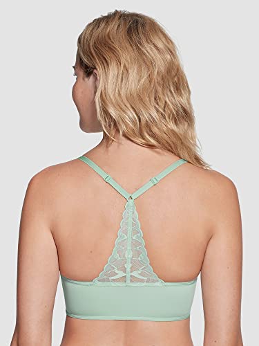 Image of True & Co Womens Lace Racerback Adjustable Strap Bralette