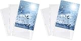 Durable Prospekthüllen (Klarsichthüllen A4 Premium extra stark, 0,08mm) 100 Stück, glasklar, 267619 (Packung mit 2)