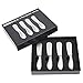 WoneNice 4-Piece Spreader Knife Set, Stainless Steel for Cheese Butter Jam, Dishwasher Safe Kitchen & Serving Utensils, Gift for Wedding Housewarming Christmas