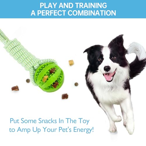 AiPITE Brinquedo de puxar elástico para cães, entretenimento ao ar livre e exercícios com corda ajus