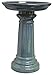 World Source East GP0110ES Harbor Gardens Bird Bath, Light Blue